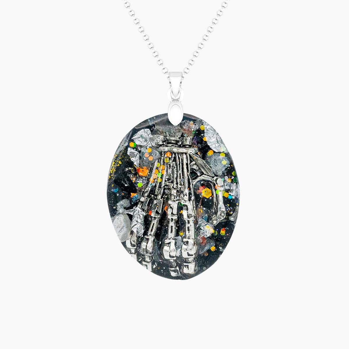 Die Totenhand von unten - Amulett