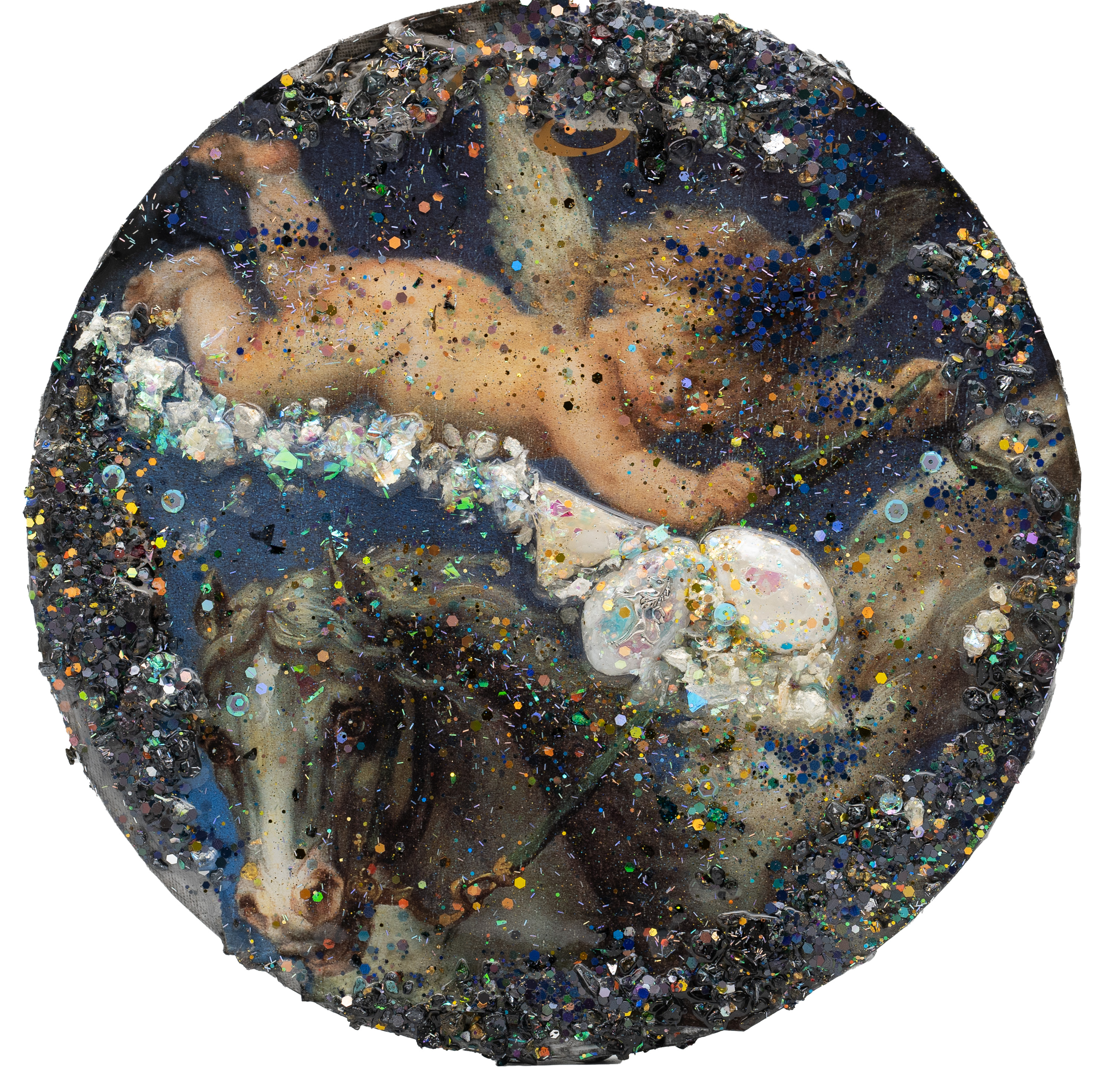 Der Engel und das Pferd - Bild