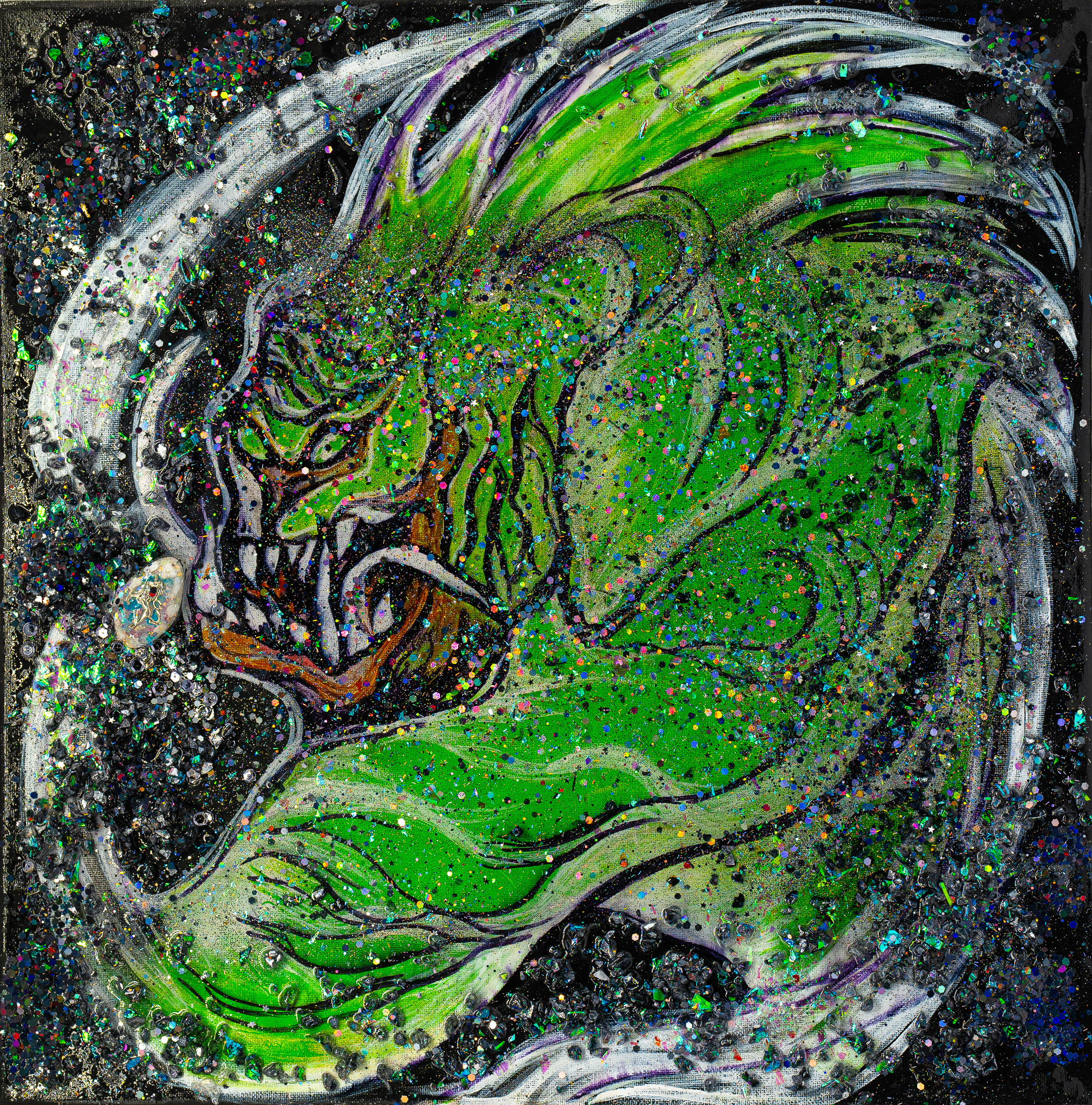 Jerry, das Monster - Gemälde