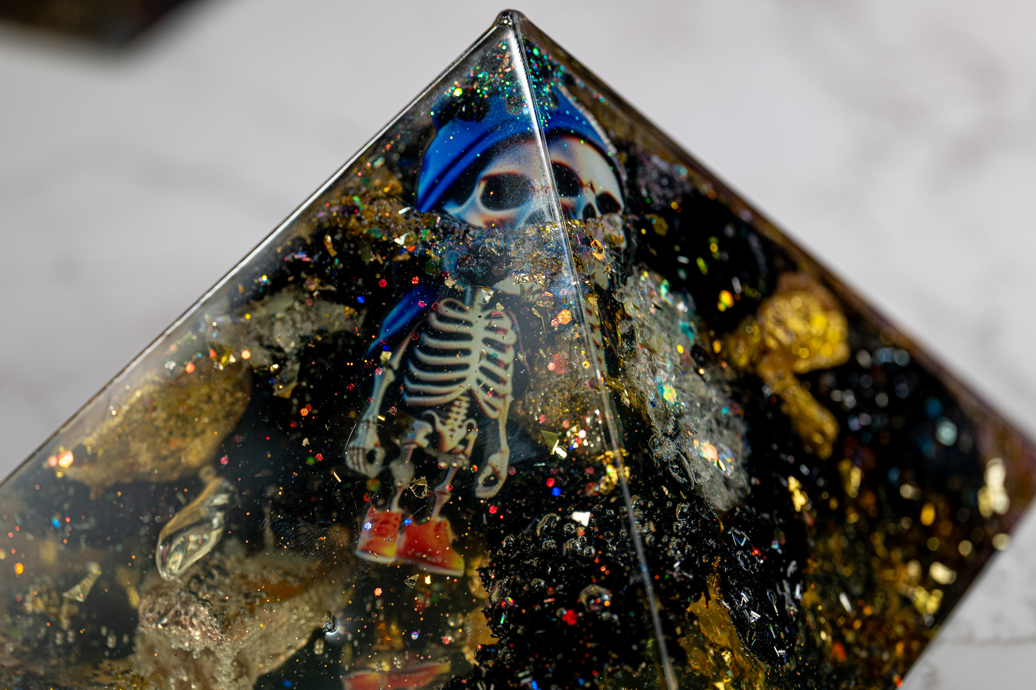 Der Skelettmeister der zweiten Dimension - Pyramide