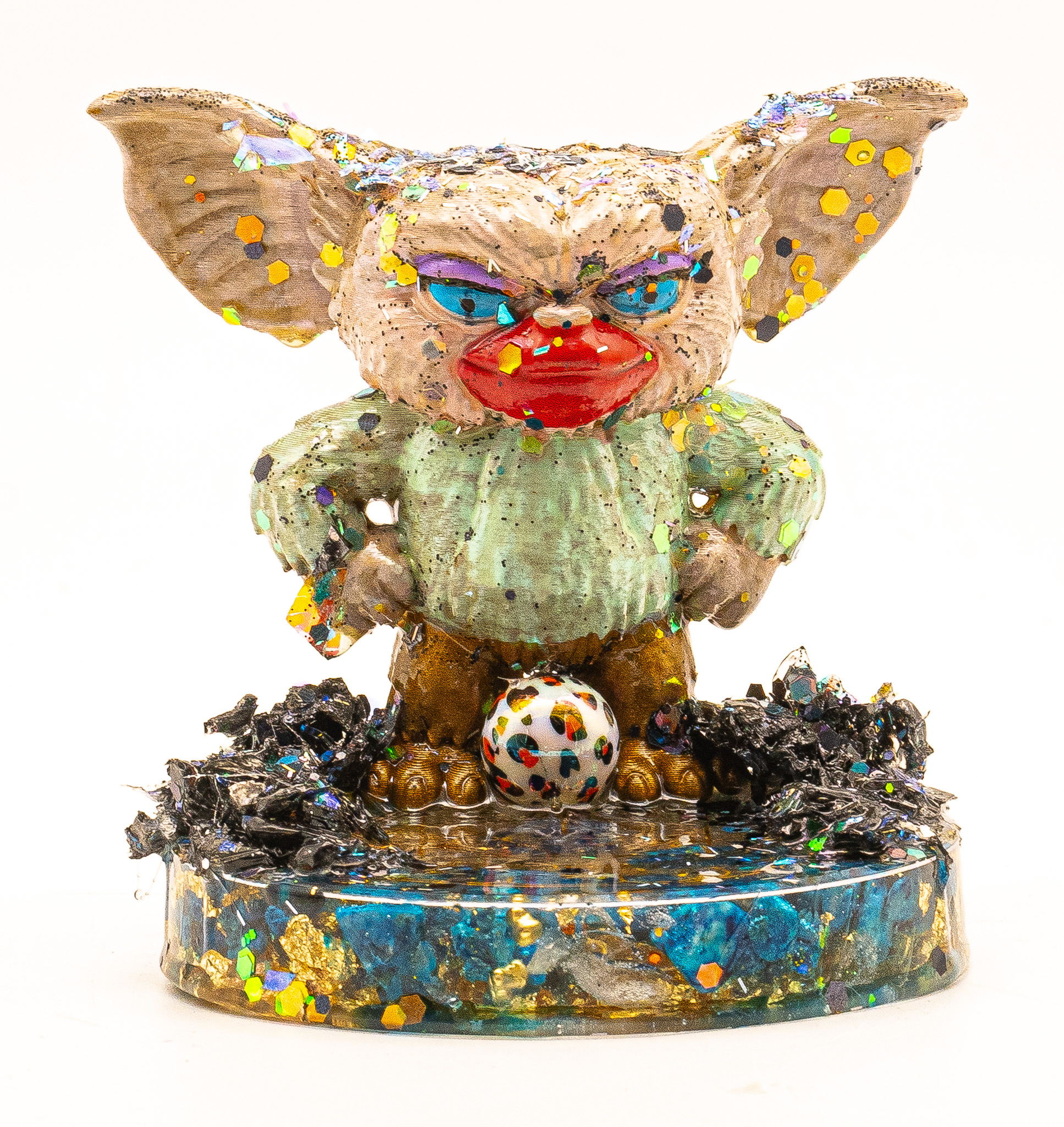 Der stolze Troll - Skulptur