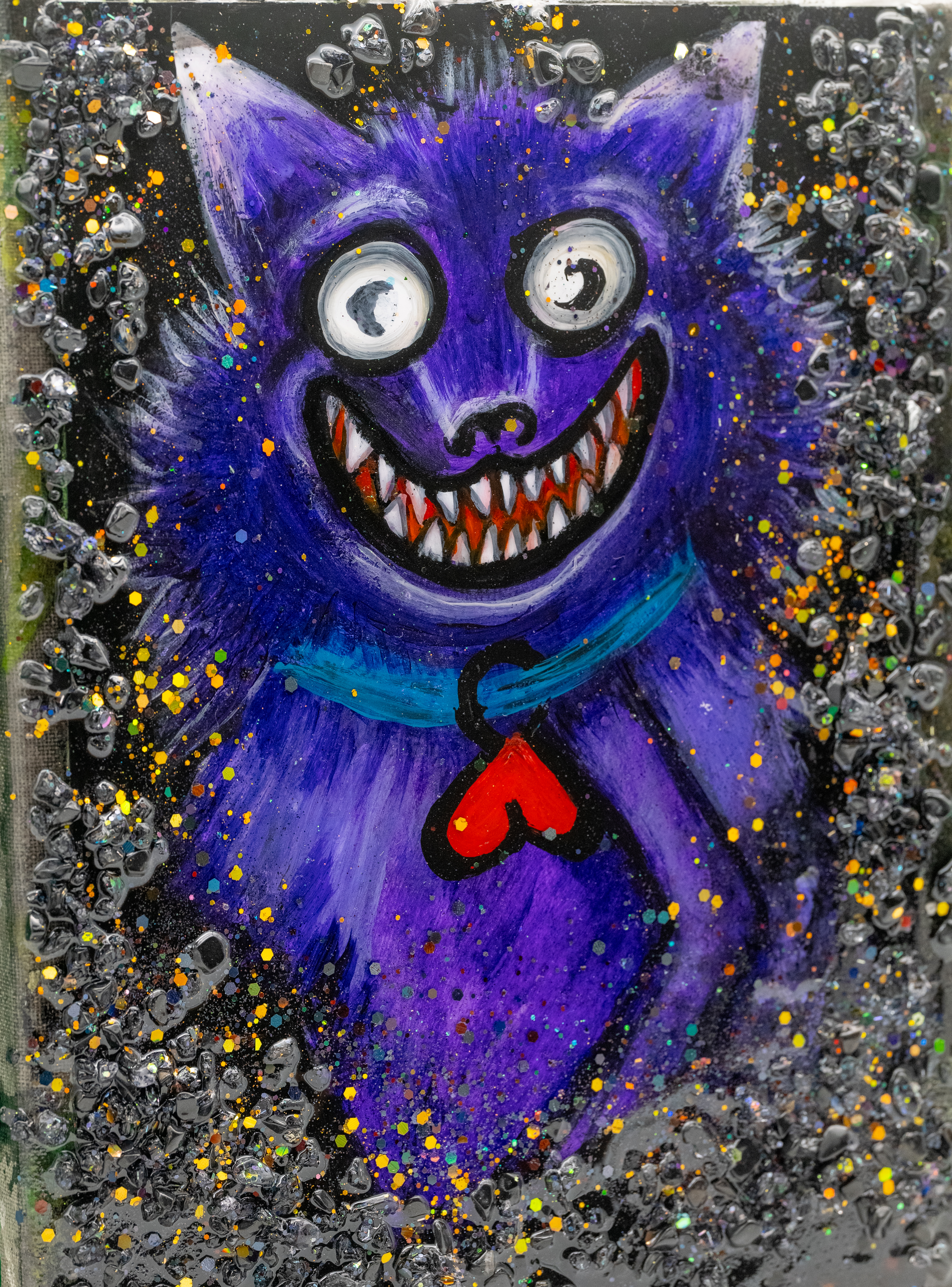 Rob der Psychowerwolf - Gemälde