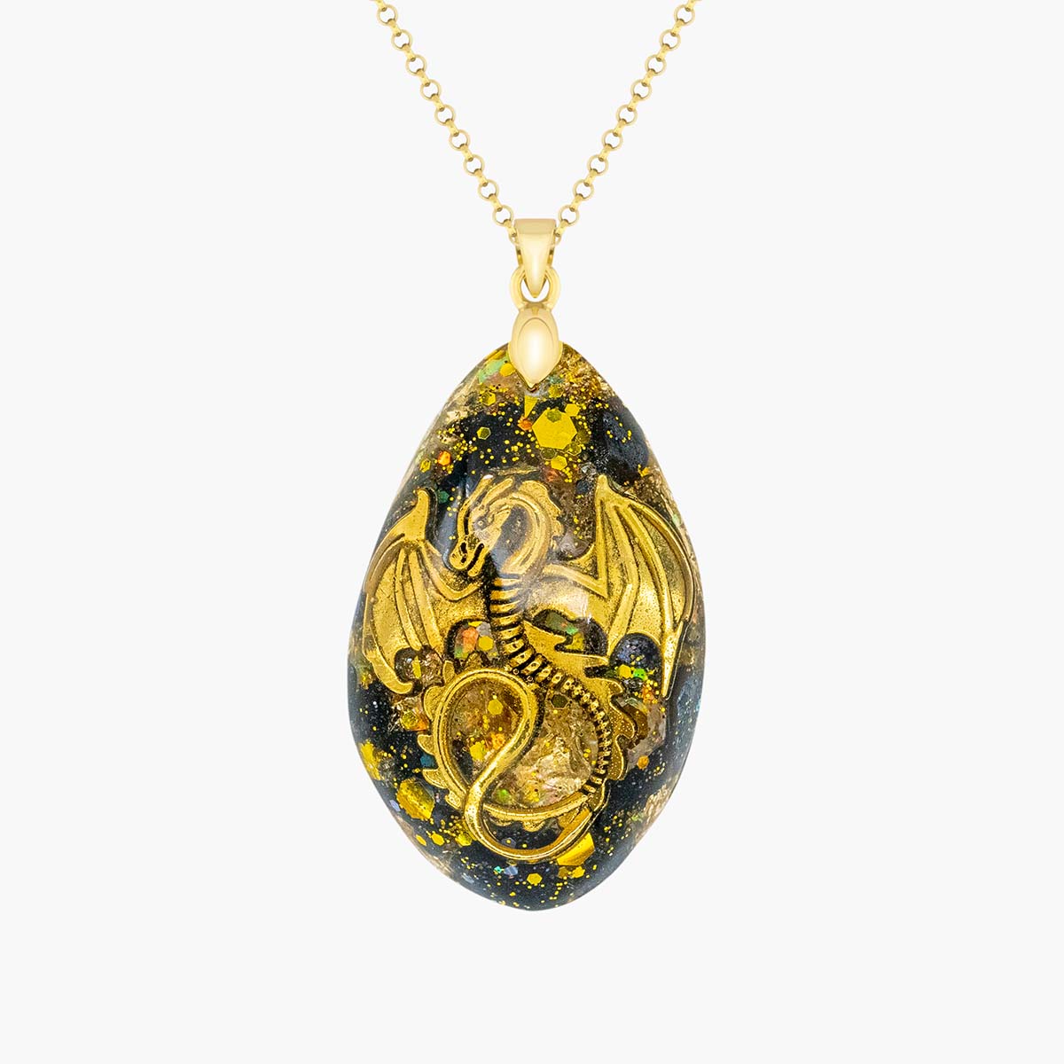 Der Golddrache des Adels - Amulett