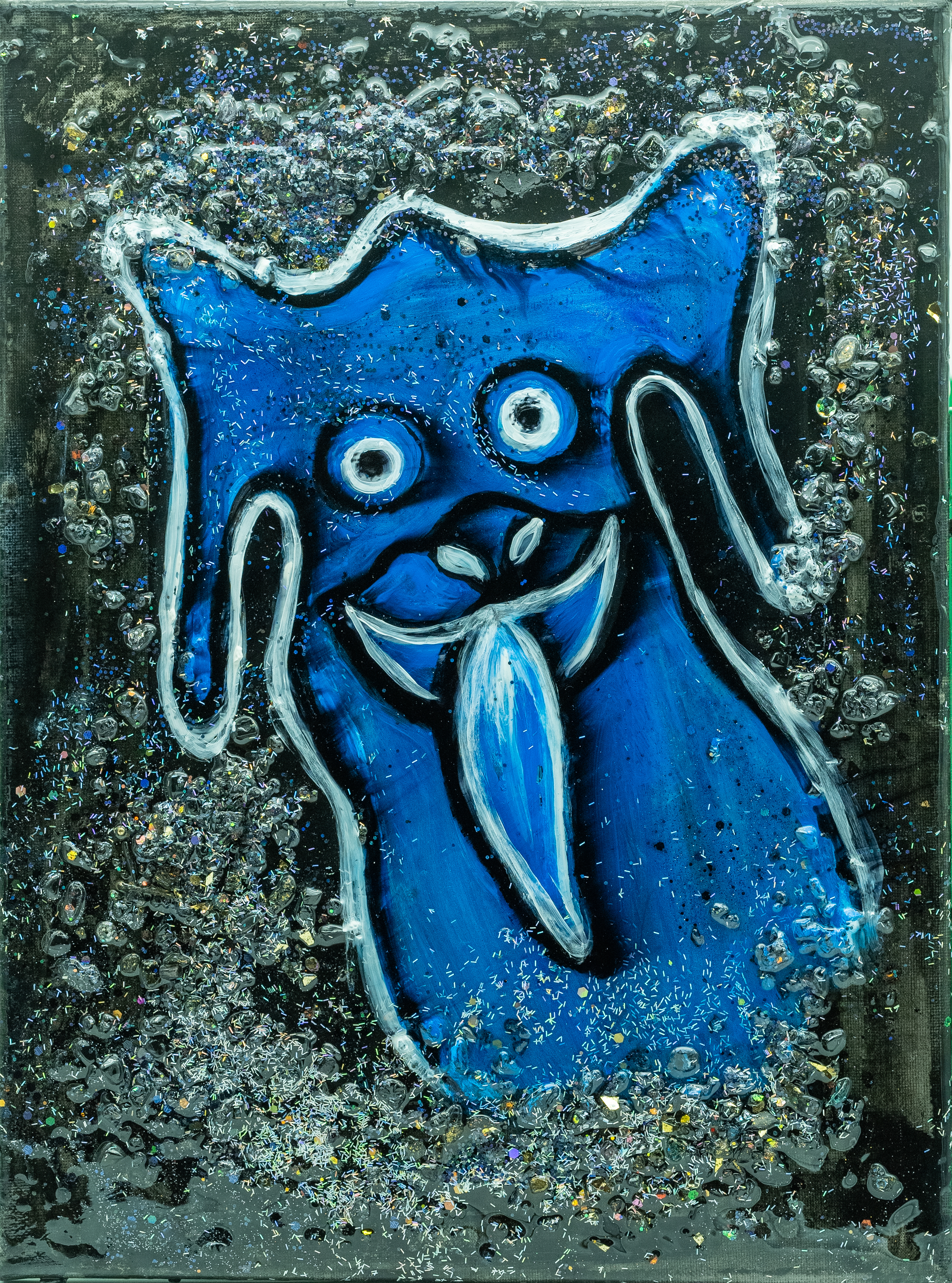 Amy der Hund - Gemälde